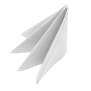 Swansoft Airlaid Dinner Napkins 40cm 8 Fold White