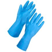 Rubber Household Gloves Medium Blue
