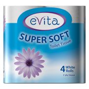 Super Soft Toilet Tissue- Pure White 40 Rolls