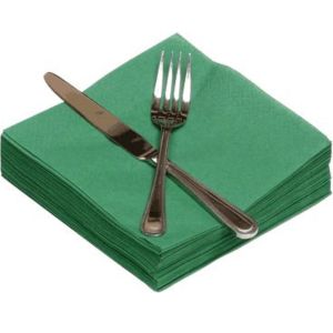 Catering Supplies Napkins 2ply 33cm Green