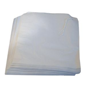 Sulphite Strung Paper Bags White 8.5