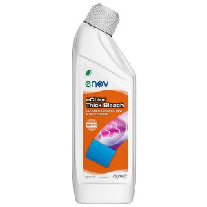 Enov W015 eChlor Thick Bleach Cleaner, Disinfectant & Deodoriser 750mL Swan Neck