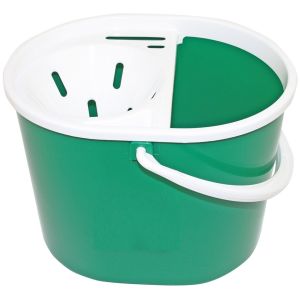 Oval Mop Bucket and Wringer 5 Litre Green