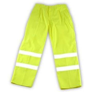 High Visibility Trousers Yellow Extra La