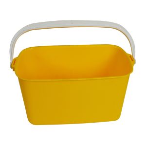 Oblong Bucket 9 Litre Yellow