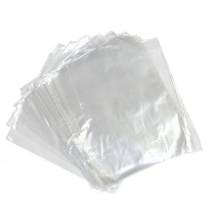 Clear Heat Seal Poly Prop Bags 20mu 6 x10