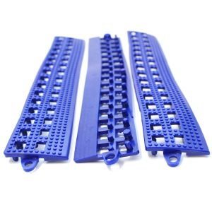 Flexi-Deck Anti Slip Leisure Safety Mat Male Edge Blue