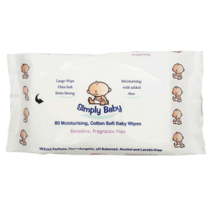 Simply Baby Wipes Fragrance Free with Aloe