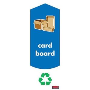Slim Jim Cardboard Recycling Labels Pack of 4