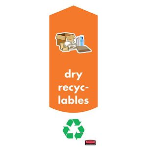 Slim Jim Dry Recycling Labels Pack of 4