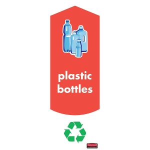 Slim Jim Plastic Bottles Recycling Labels Pack of 4