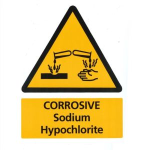 Liquid Chlorine Sodium Hypochlorite Sign