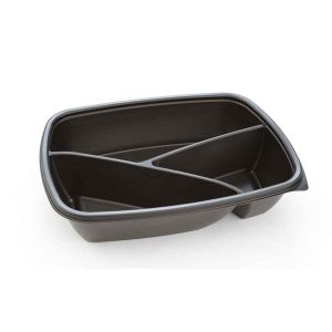 Sabert Fastpac 3 Compartment Microwavable Container 900ml