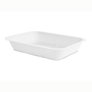Vegware Size 5 Gourmet Bagasse Food Microwavable Container 42oz 1200ml