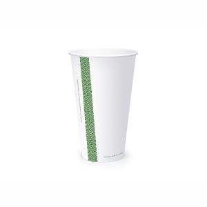 Vegware Green Leaf Cold Paper Cups 96 Series 22oz 625ml