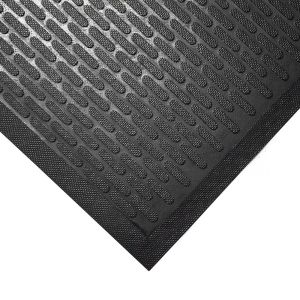 Scrape Non Slip Nitrile Floor Mat Black 0.85m x 1.5m 59