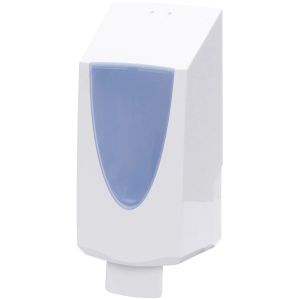 Ellipse Liquid Soap Dispenser Refillable White & Blue