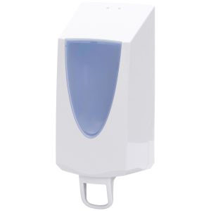 Ellipse Foam Soap Dispenser Refillable White & Blue