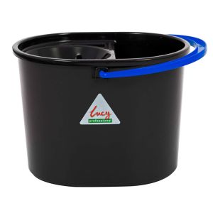 Recycled Oval Bucket & Wringer 5L Blue