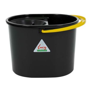 Recycled Oval Bucket & Wringer 5L Yellow