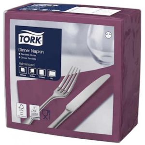 Tork Dinner Napkin 2 Ply 39cm Purple