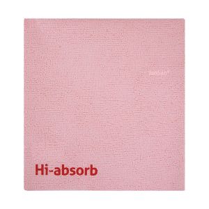 JanSan PUR Hi-absorb Streak-Free Red Cloths