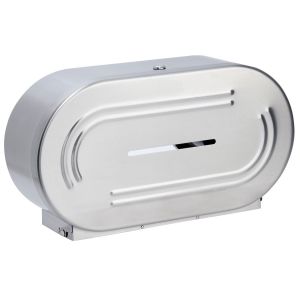 Stainless Steel Jumbo Double Mini T Toilet Roll Dispenser