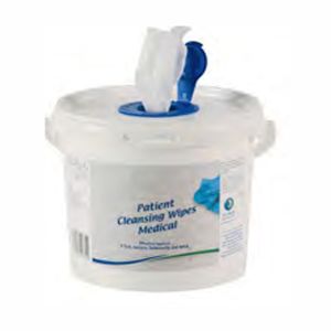 Patient Cleansing Wipes Bucket