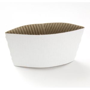 Kraft Paper Sleeve White for 12/16oz Cups