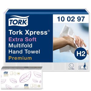 Premium Interfold Hand Towels Ex Soft White