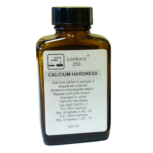Lovibond Calcium Hardness Tablet Count Bottle Tablets