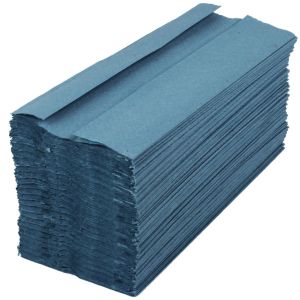 Catering Supplies C Fold 1Ply Hand Towels Blue