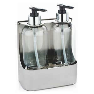 Bottle Holder Twin Brushed Stainles Stainless Steel