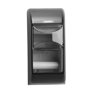 Katrin 104452 Inclusive Toilet 2-Roll Dispenser Black