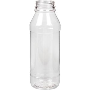 Juice Plastic PET Round Bottle 500ml Clear
