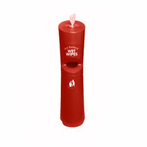 eWipe Freestanding Wet Wipe Dispenser Red