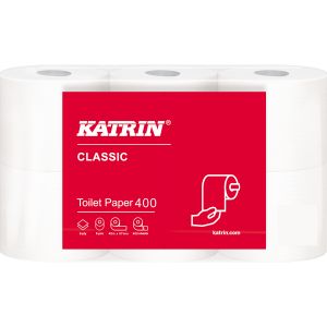 Katrin Plus Toilet Roll 400 Sheet - Pallet