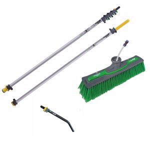 Unger nLite Connect Pole & Simple Power Brush Green 9m