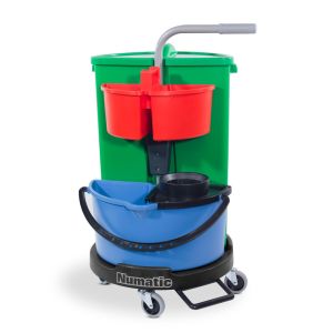 Numatic NC1R Carousel Lift-off Caddy Mop and Waste Trolley