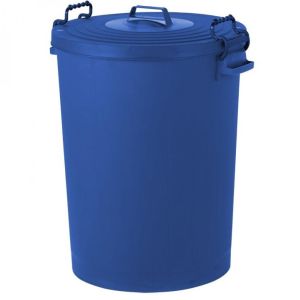 Dustbin 110 Litre With Lid Blue