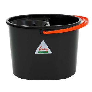 Recycled Oval Bucket & Wringer 5L Red