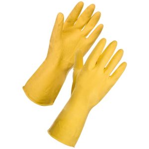 Rubber Household Gloves Large Yellow