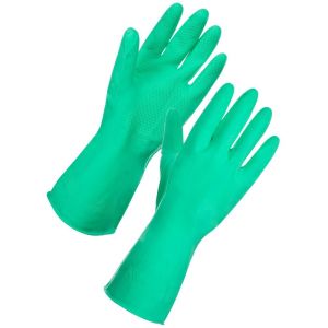 Rubber Household Gloves Small Green