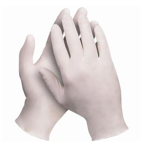 Nitrile Powder Free Gloves Large White