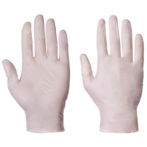 Latex Powdered Examination Gloves Natural Medium