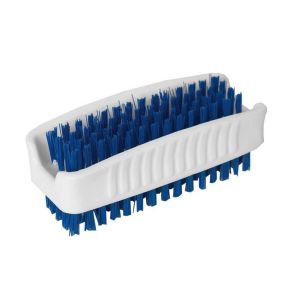 Double Sided Nail Brush Blue