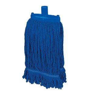 Hygiemix Socket Coloured Synthetic Prairie 450g Mop Heads Blue