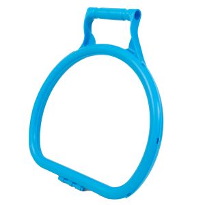 Ergonomic D Shape Litter Picking Bag Hoop Blue