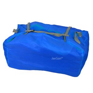 JanSan Mobile Hamper Style 140gsm Laundry Bags Blue Saver Pack