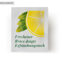 Hand Wipes, Freshening, Lemon